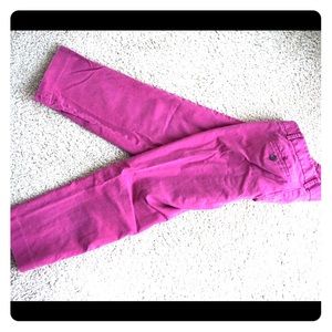 Pink ankle work pants